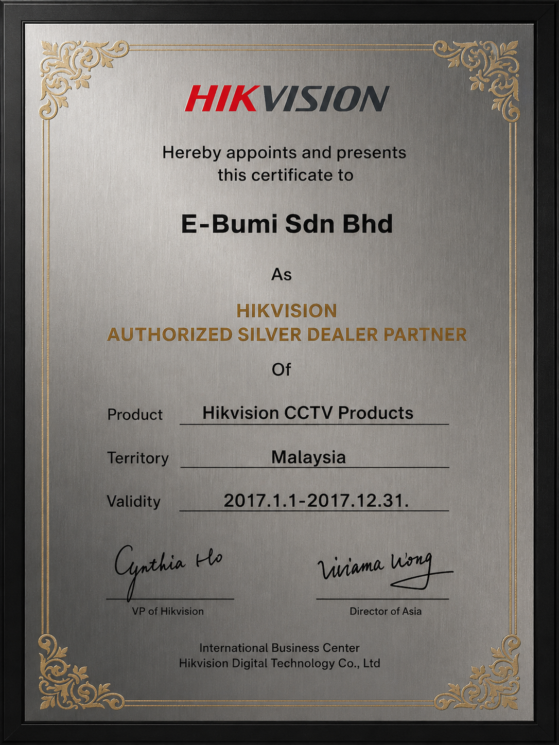 Authorized Silver Dealer Partner 2017