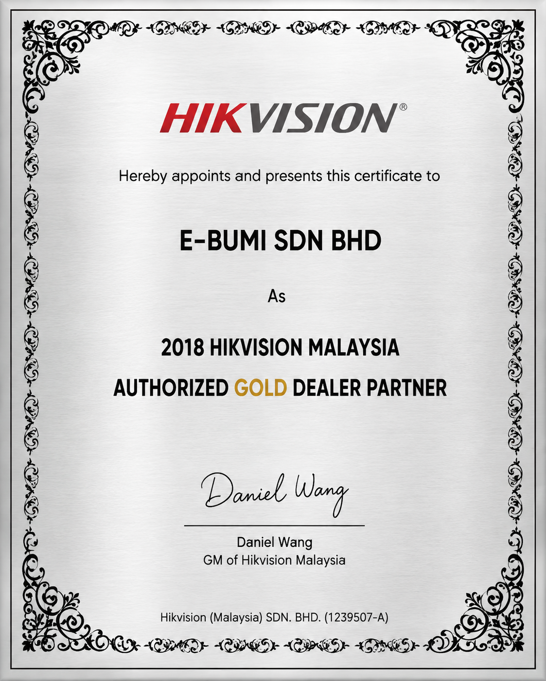 Authorized Gold Dealer Partner 2018