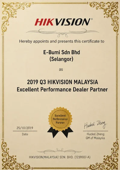 Excellent Performance Dealer Partner 2019