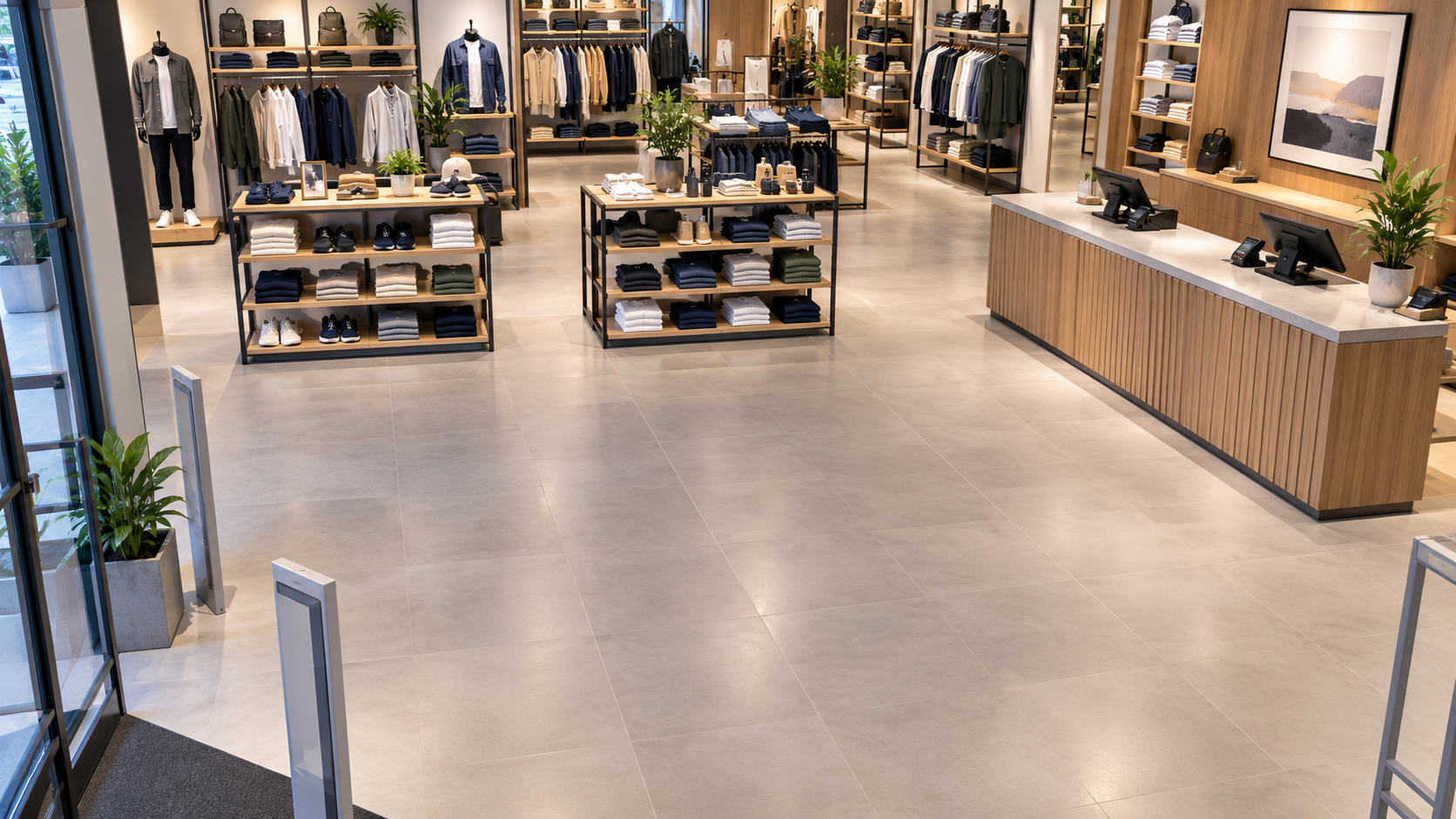 Illustrative retail store KPI analytics demonstration